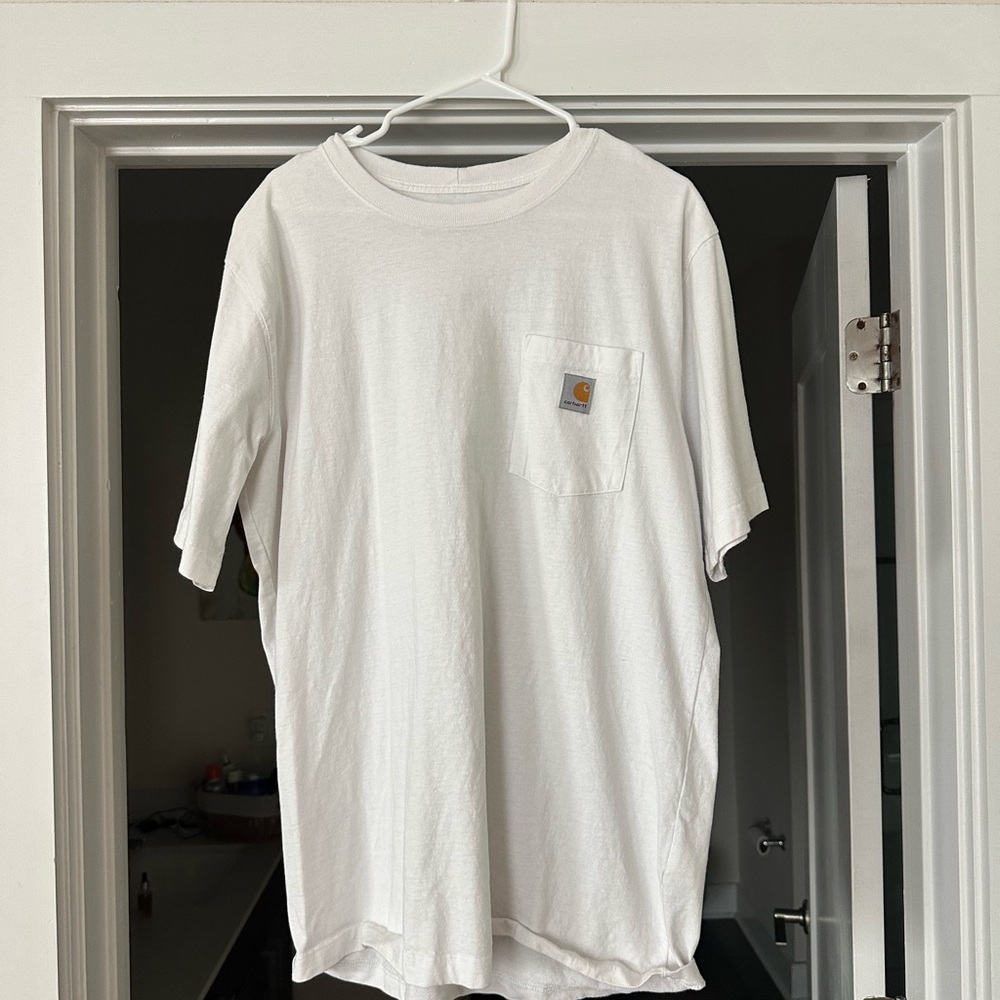 Carhartt Men's Classic White Tee with Pocket